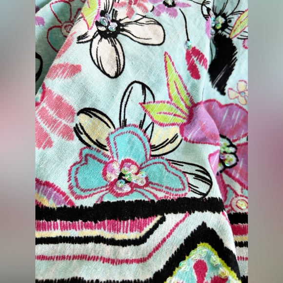 Willi Smith floral full skirt NWOT - Picture 3 of 4